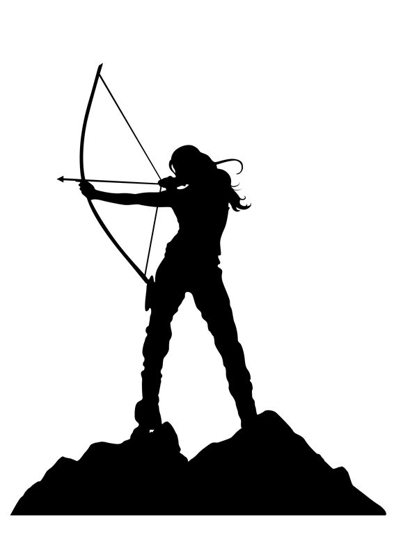 Girl with arrow